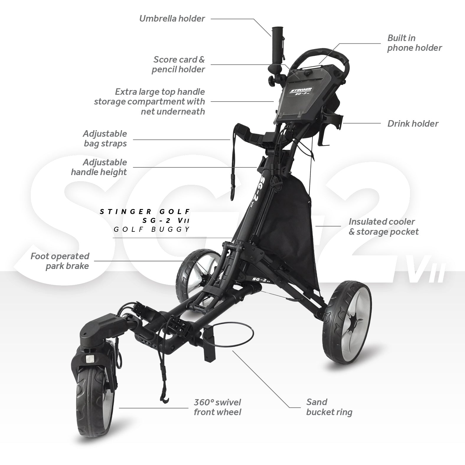 Stinger Golf SG-2 VII golf buggy
