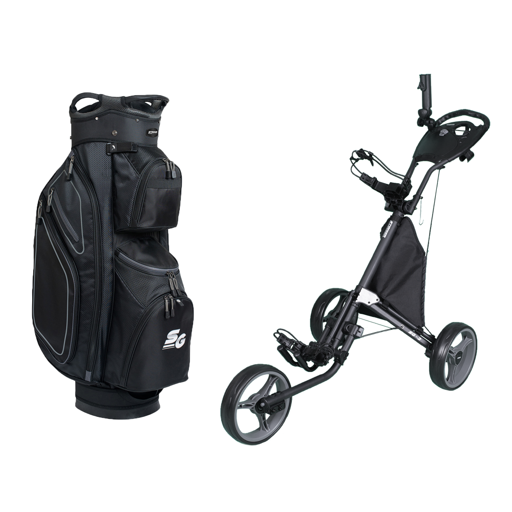 Stinger SG2 Golf Buggy & Golf Bag Bundle Stinger Golf Products