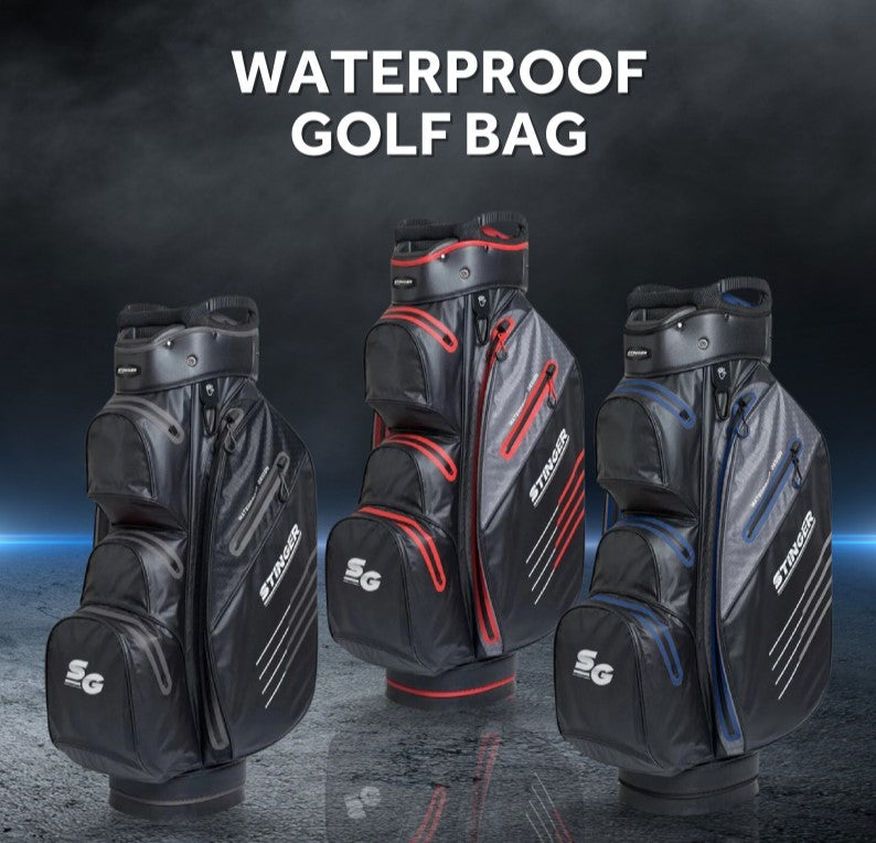 🌧️⛳️ Don't Let Rainy Days Ruin Your Golf Game: Invest in a Stinger Waterproof Golf Bag!