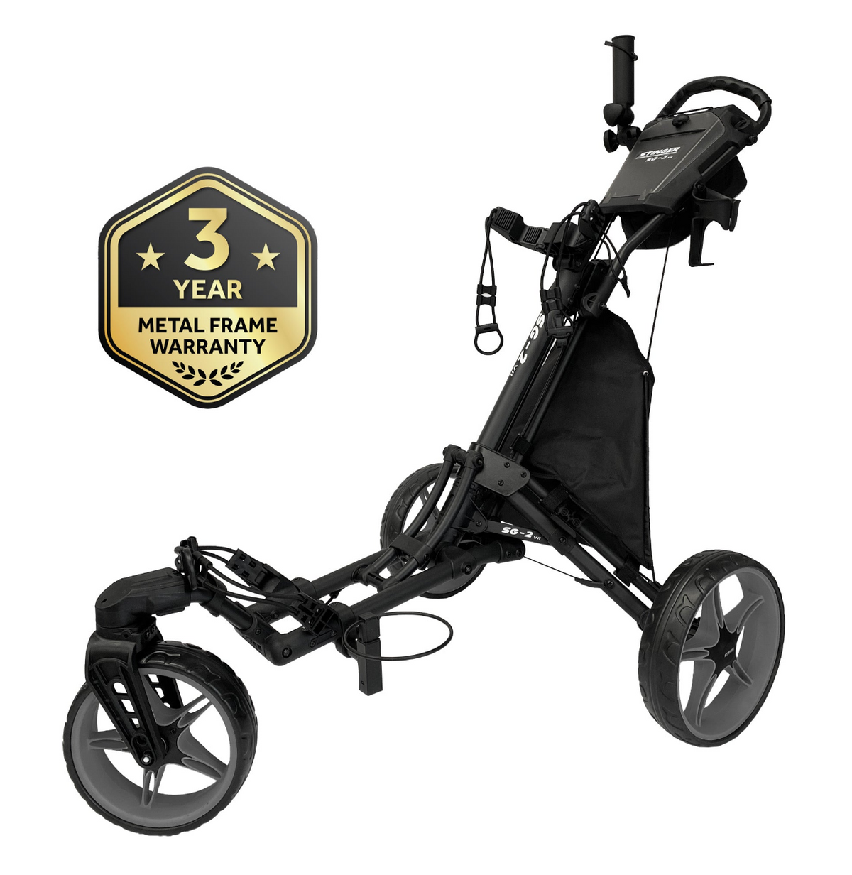 PUSH YOUR GAME FURTHER - NEW SG-2 V2 PUSH BUGGY⛳🚀 | Stinger Golf Products