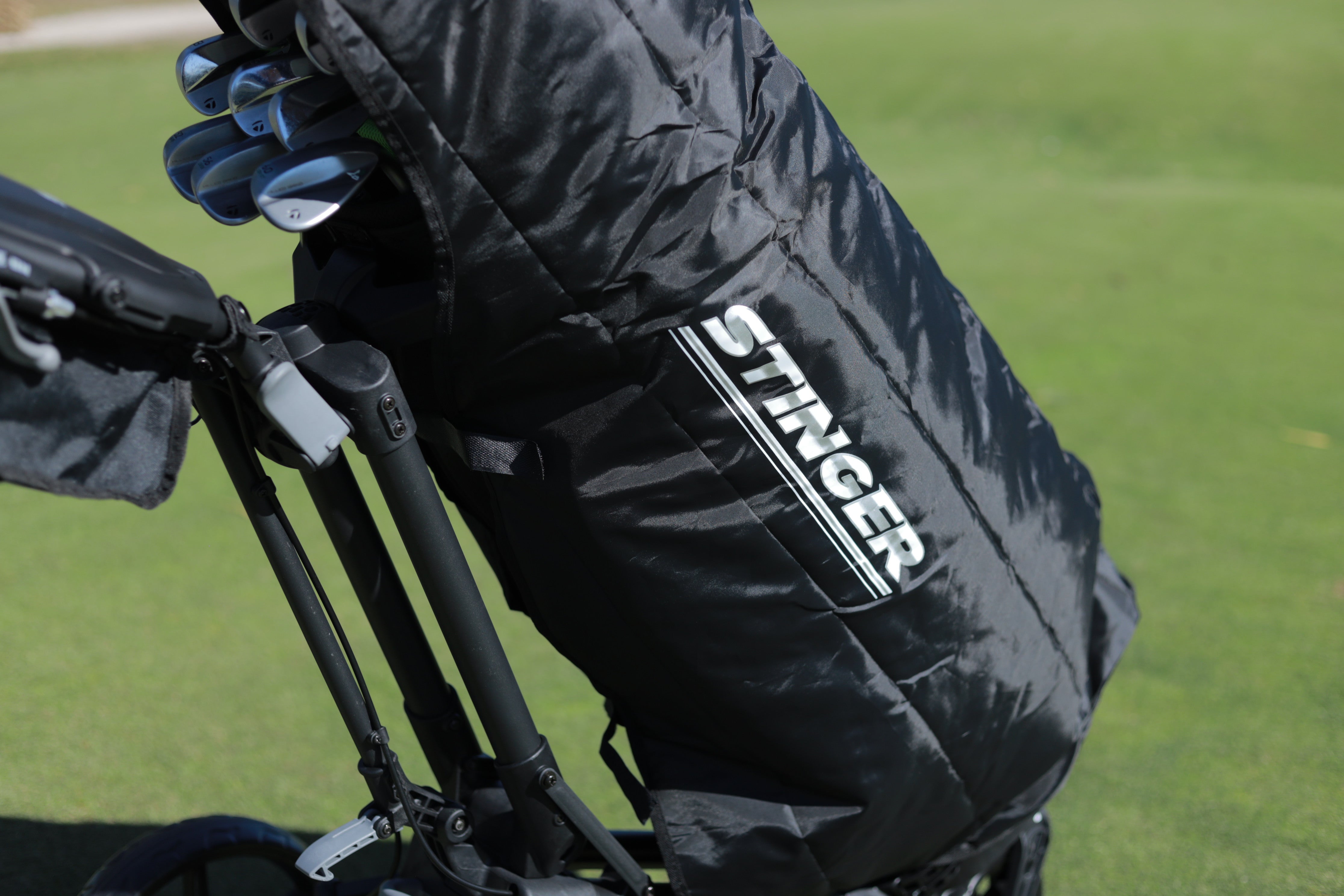 Light Weight Premium Golf Bag - Black/Lime