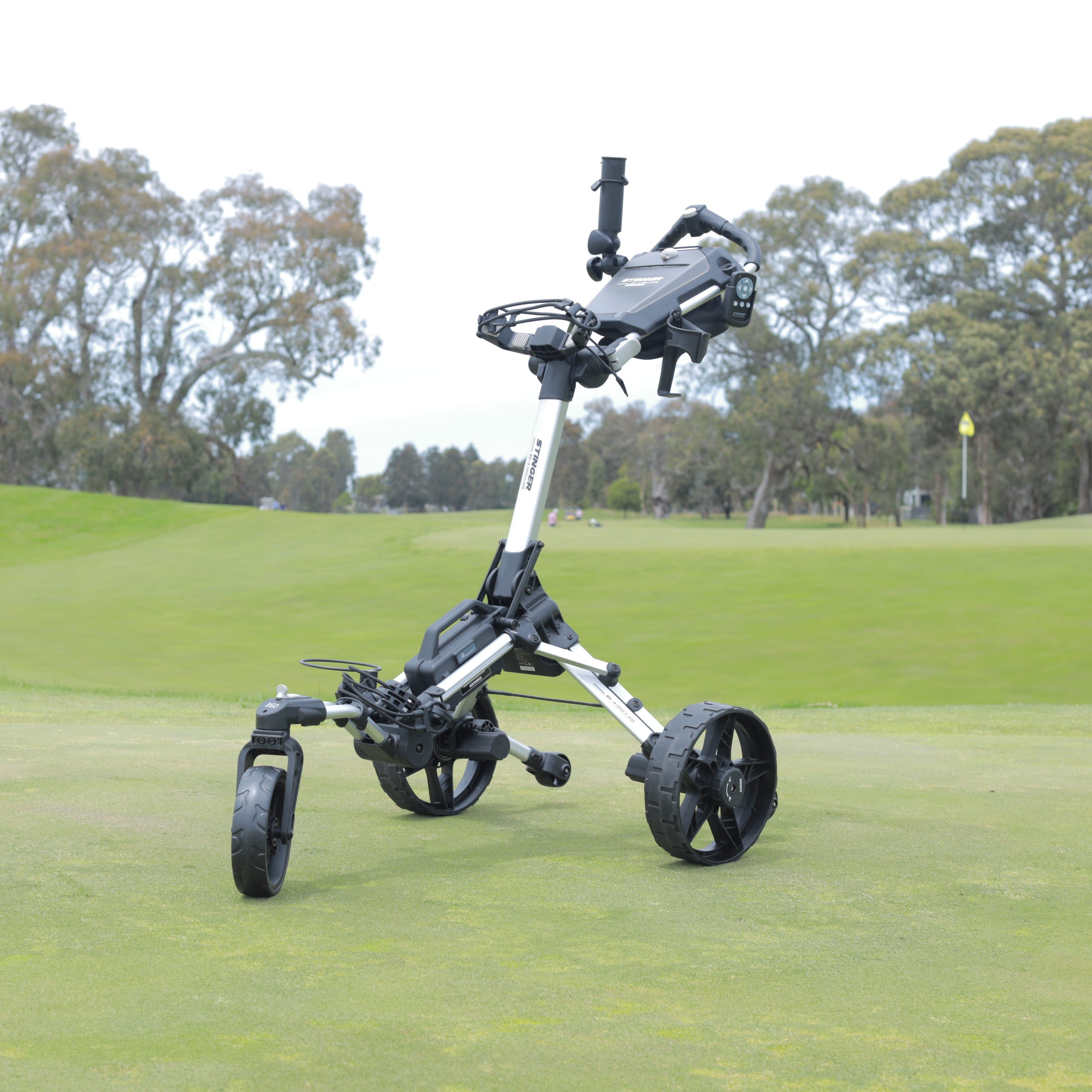 SG-4 Crossover Remote Control Assisted Electric Golf Buggy - Silver Edition V3