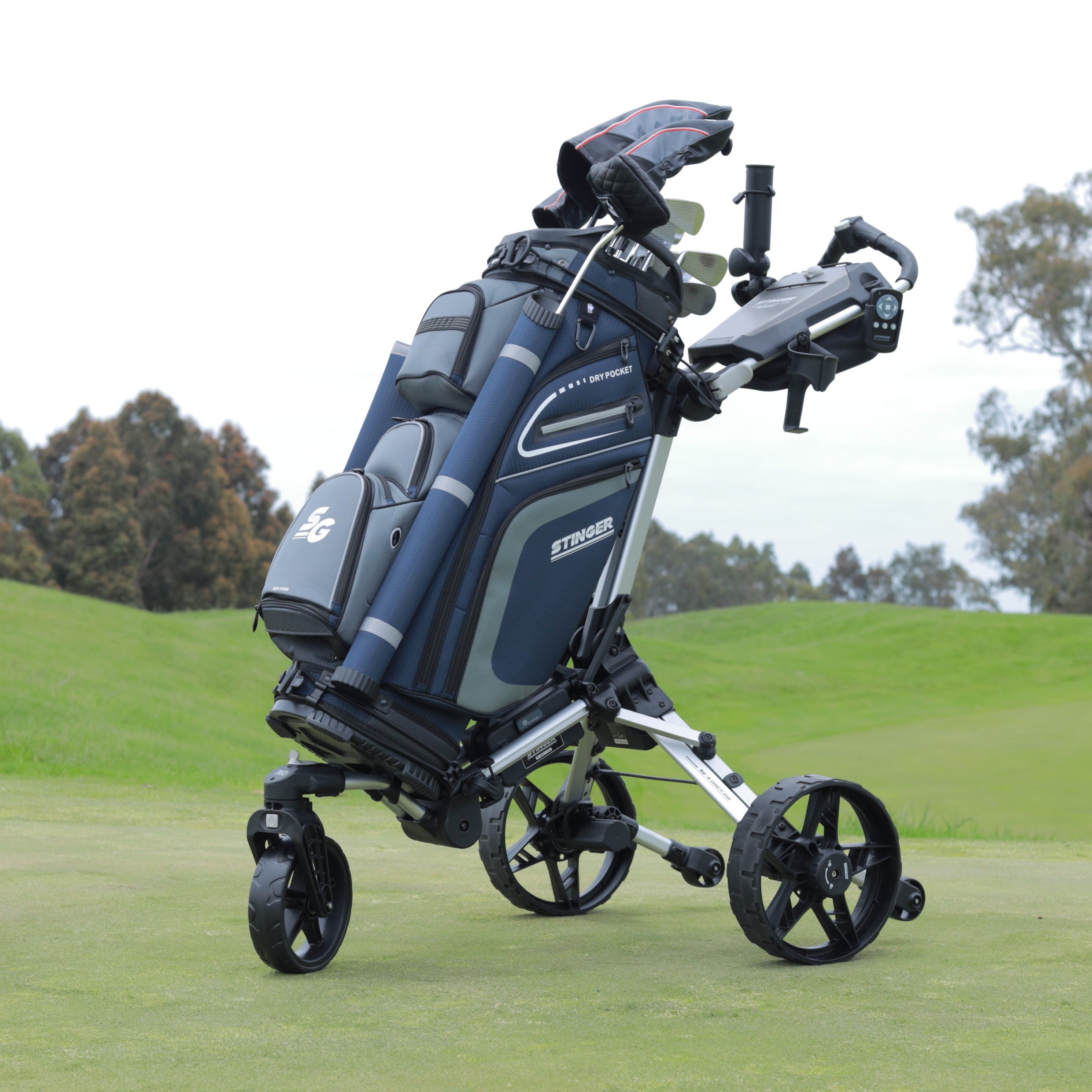 SG-4 Crossover Remote Control Electric Golf Buggy - Silver Edition