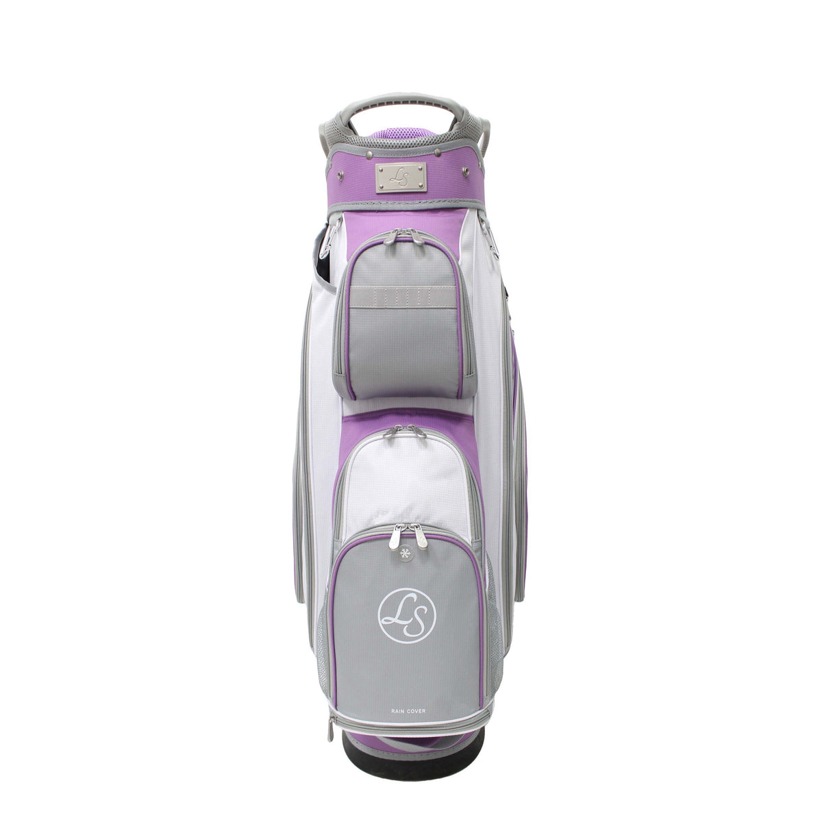 Lady Stinger Golf Bag & Headcover Bundle - Mauve/Grey/White