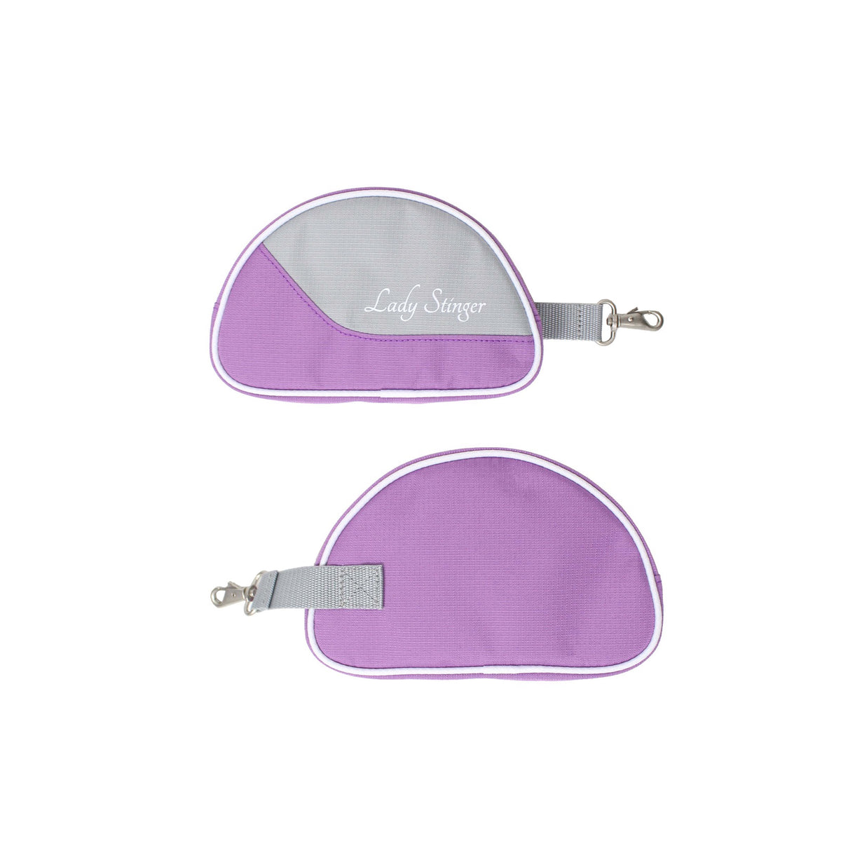 Lady Stinger Golf Bag & Headcover Bundle - Mauve/Grey/White