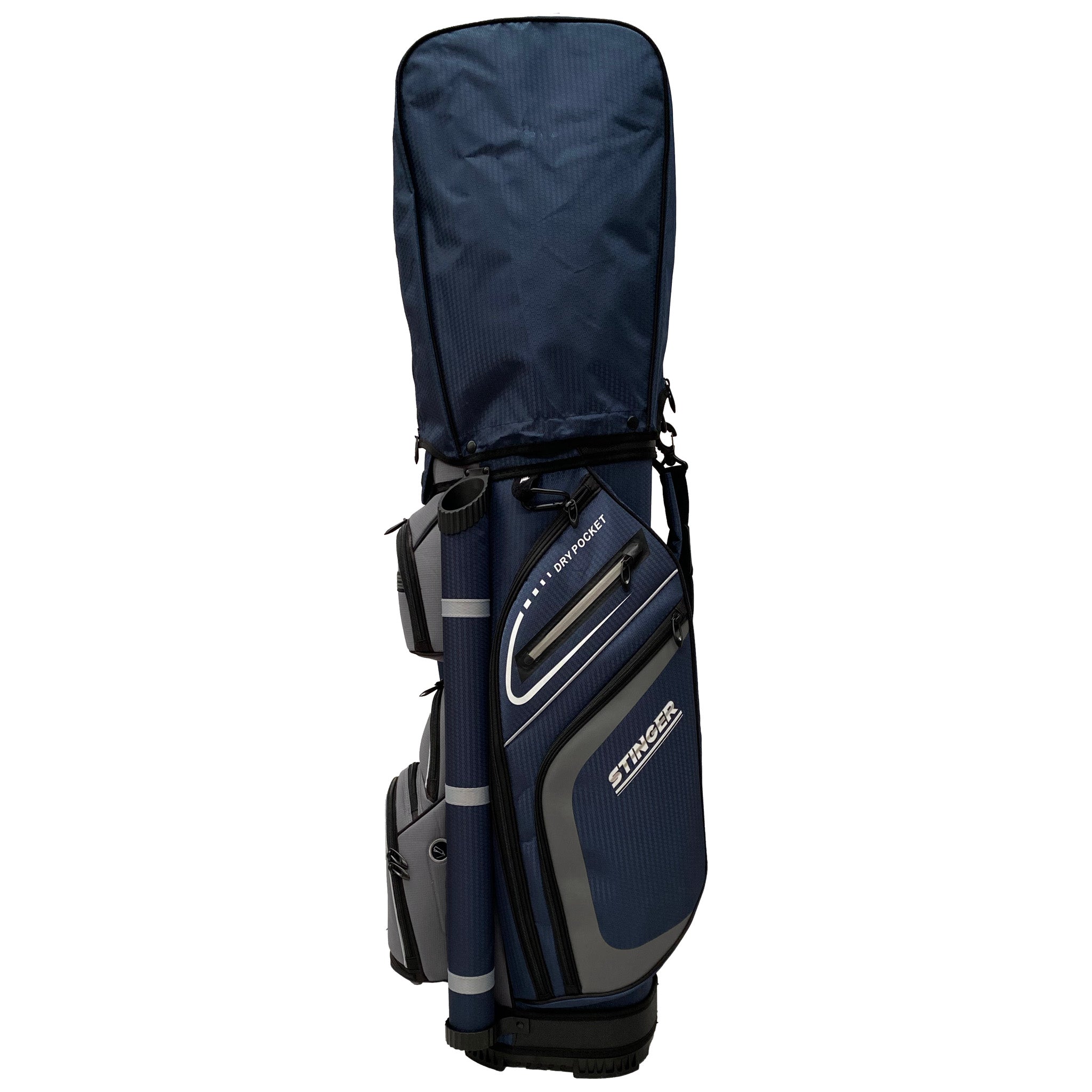 Stinger Premium Cart Bag - Navy / Charcoal