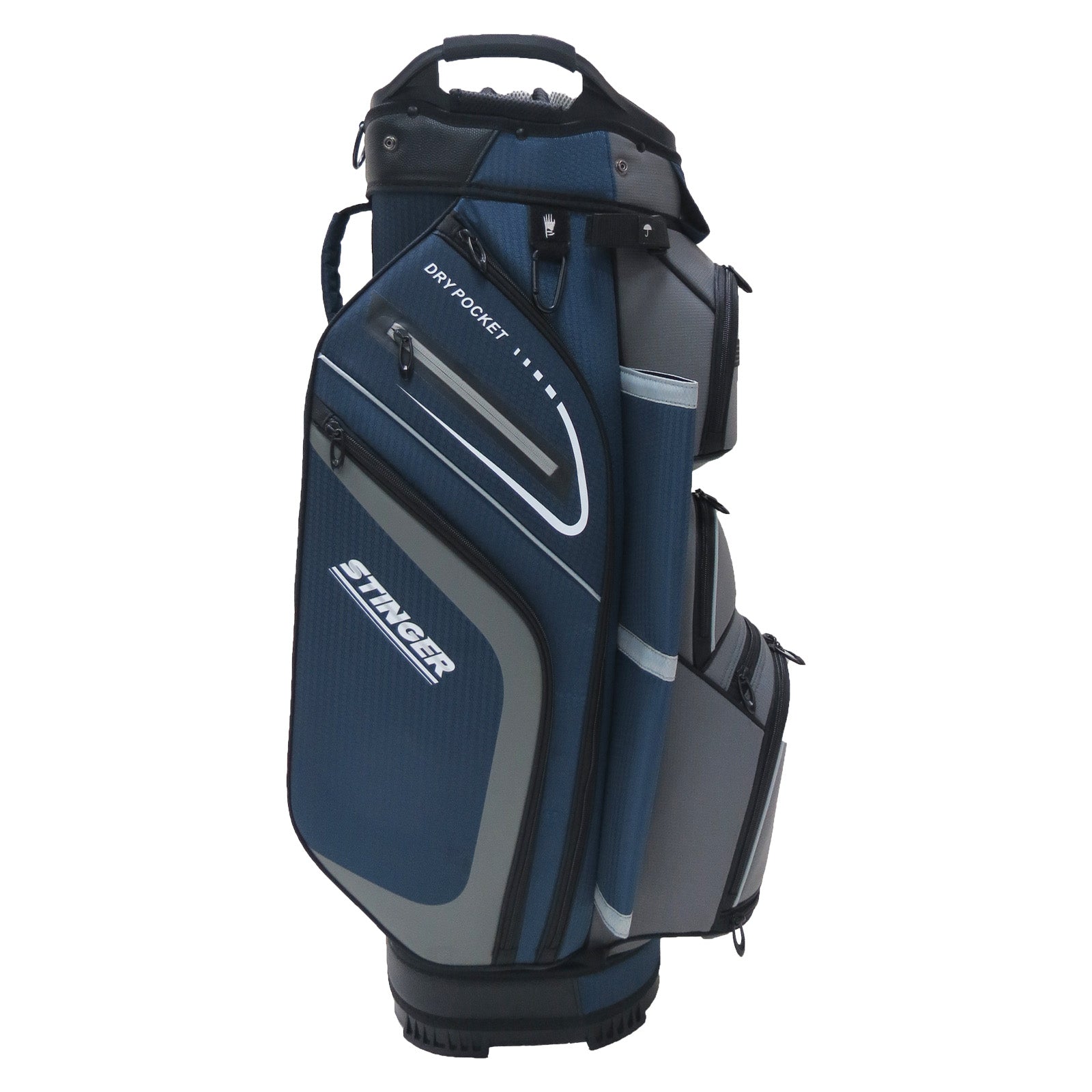 Stinger Premium Cart Bag - Navy / Charcoal