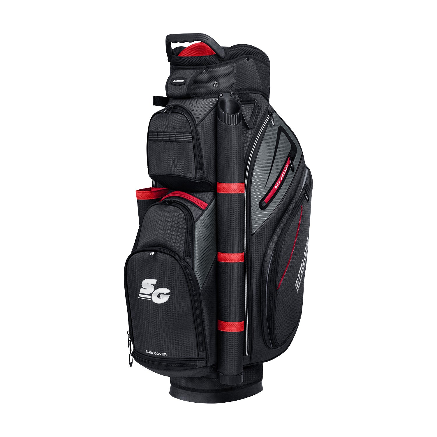 Stinger Premium Golf Bag - Black/Red
