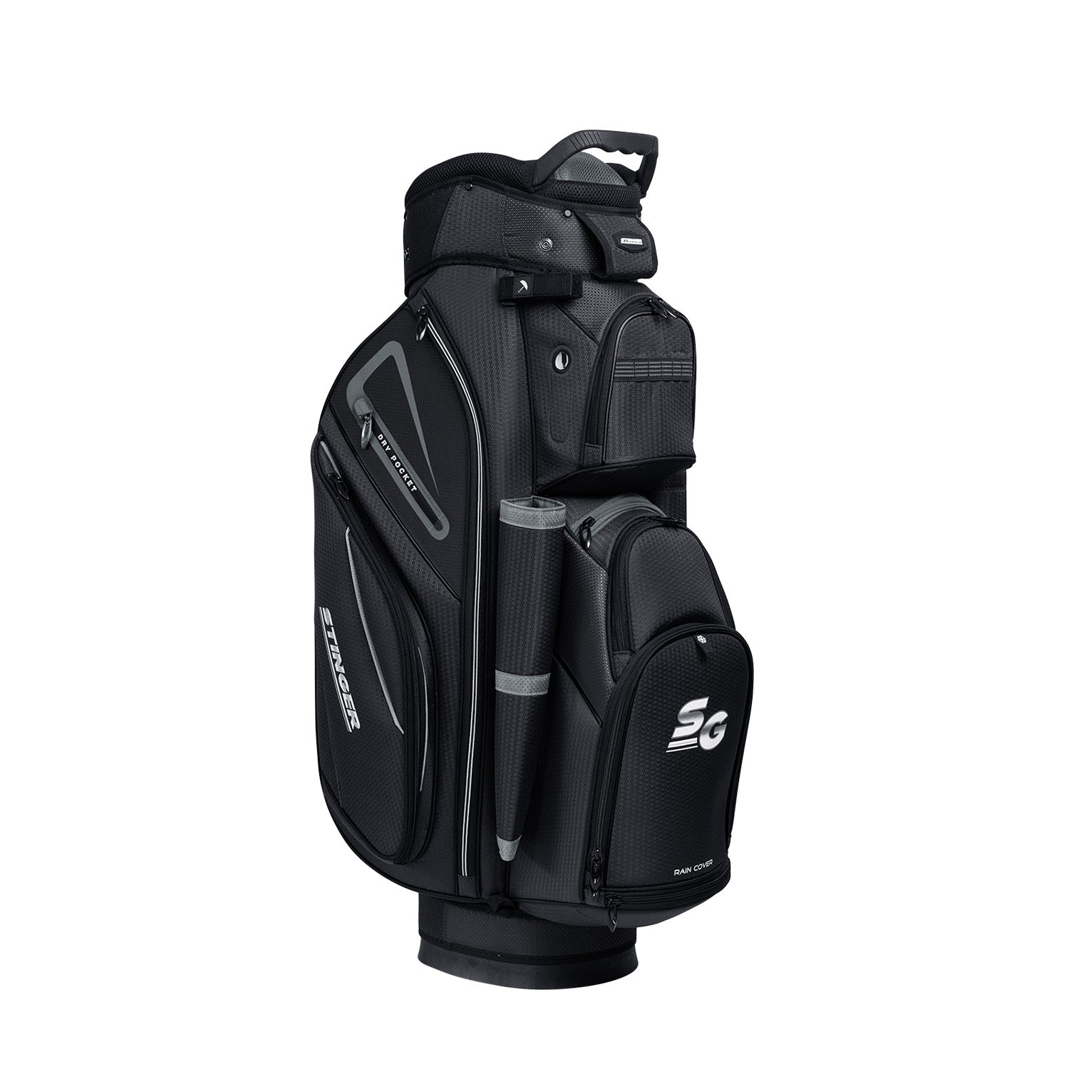 Stinger Premium Golf Bag - Black/Grey