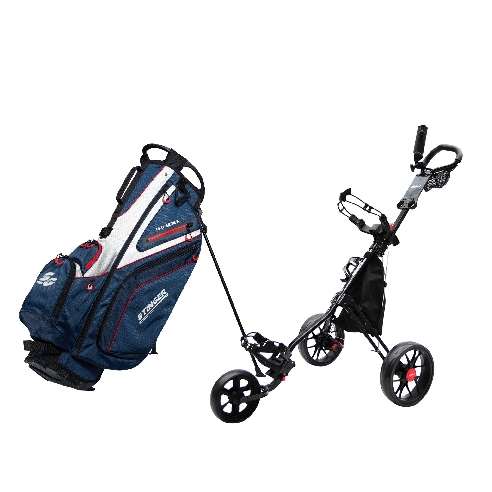 Golf bag buggy outlet