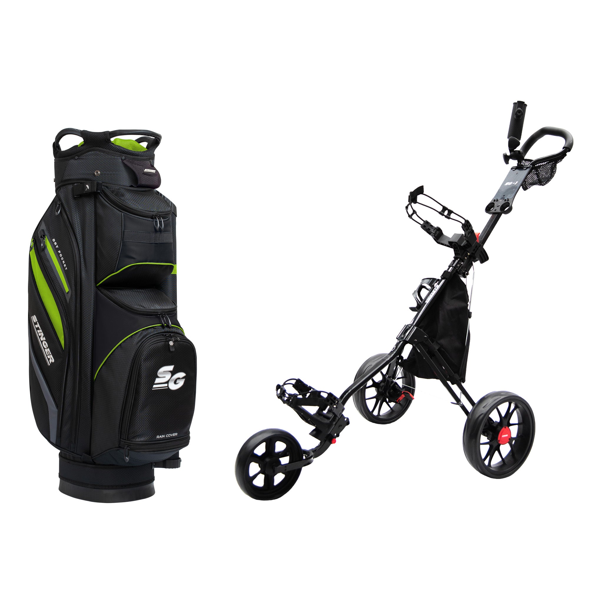 Stinger SG-1 Golf Buggy & Golf Bag Bundle