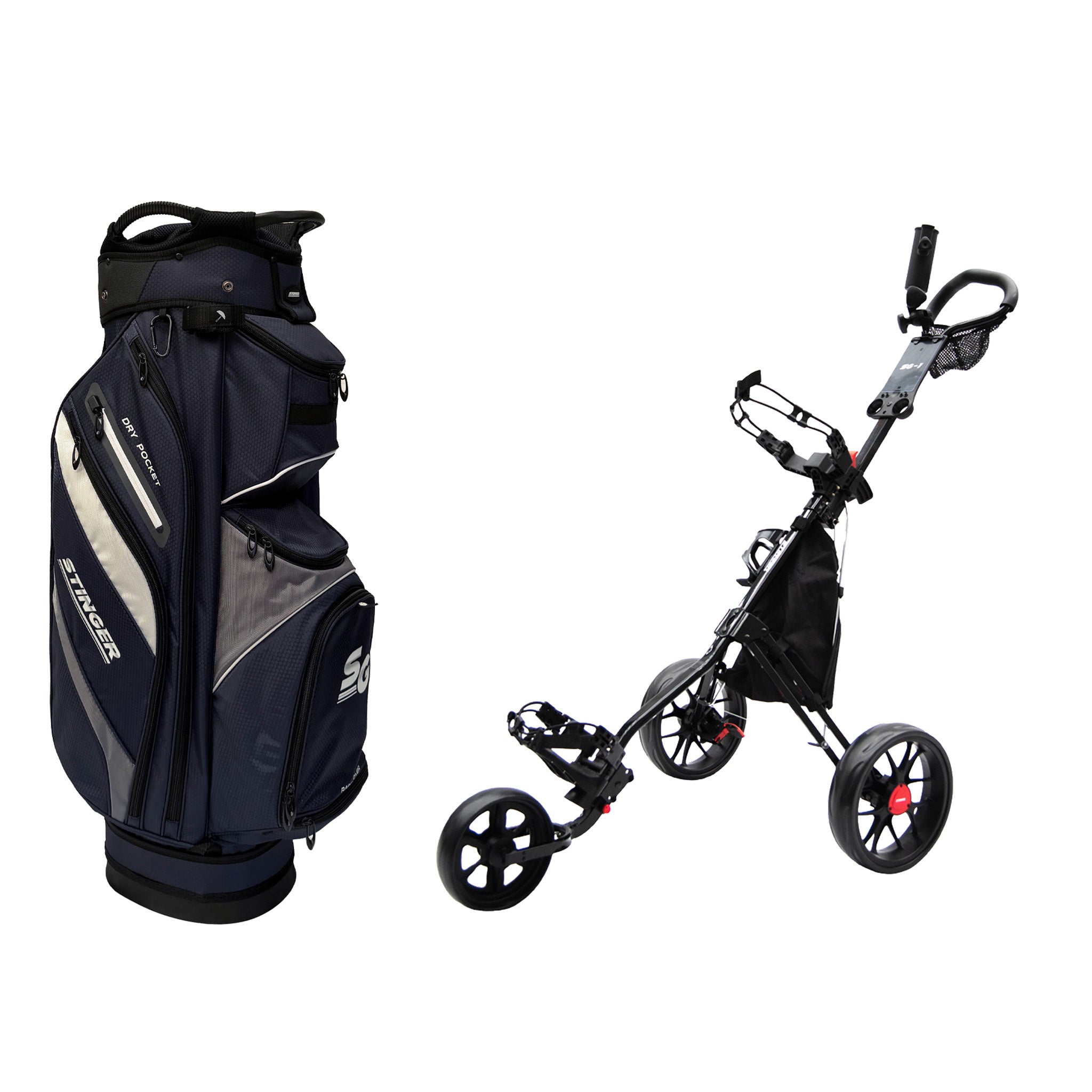 Stinger SG-1 Golf Buggy & Golf Bag Bundle