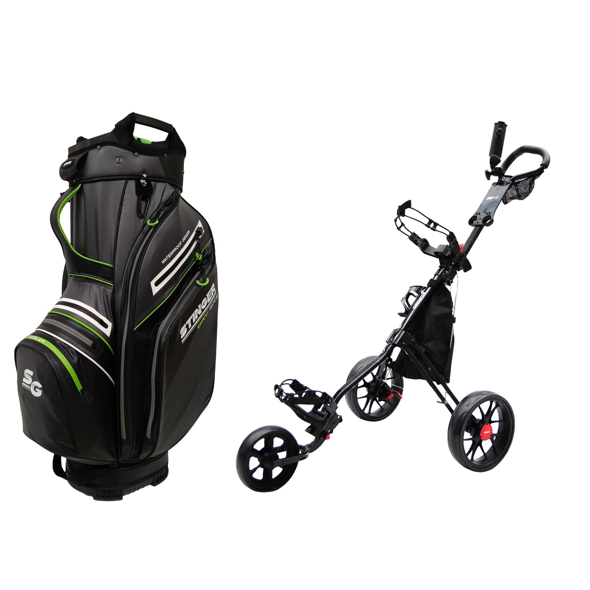 Stinger SG-1 Golf Buggy & Golf Bag Bundle
