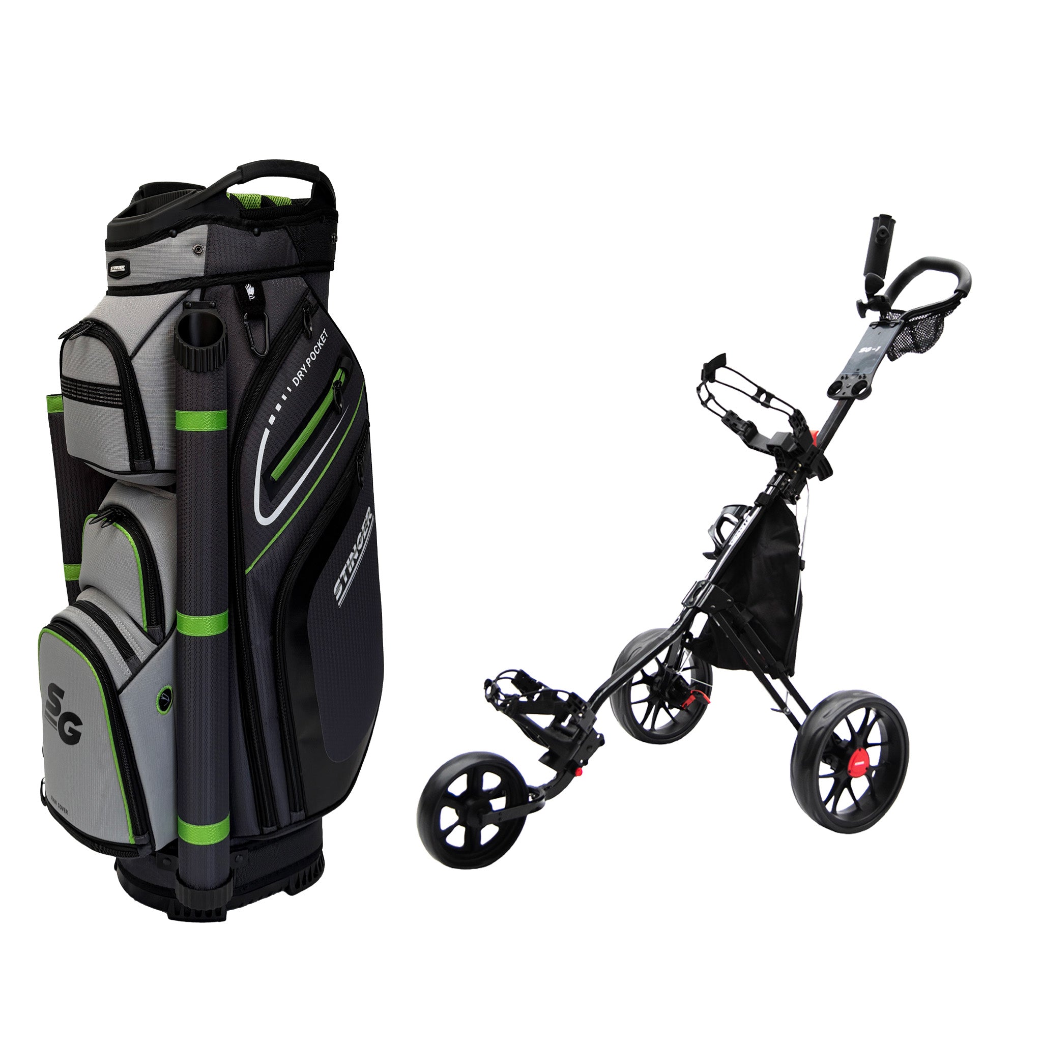 Stinger SG-1 Golf Buggy & Golf Bag Bundle