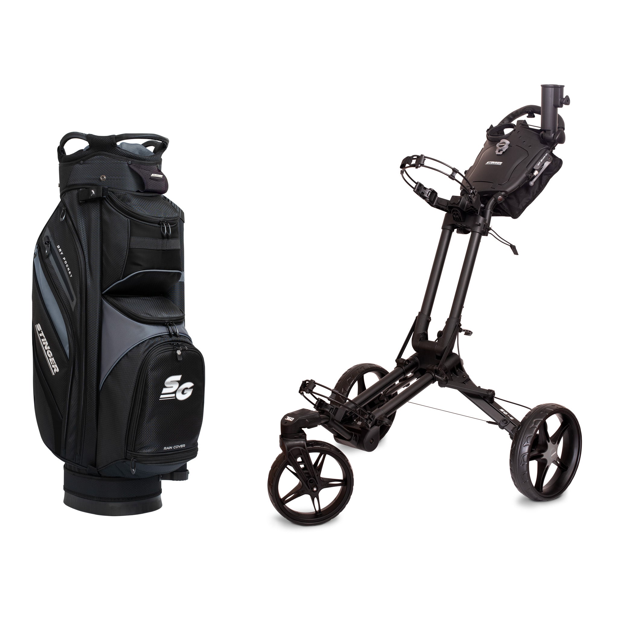 Stinger SG-6 Golf Buggy & Golf Bag Bundle