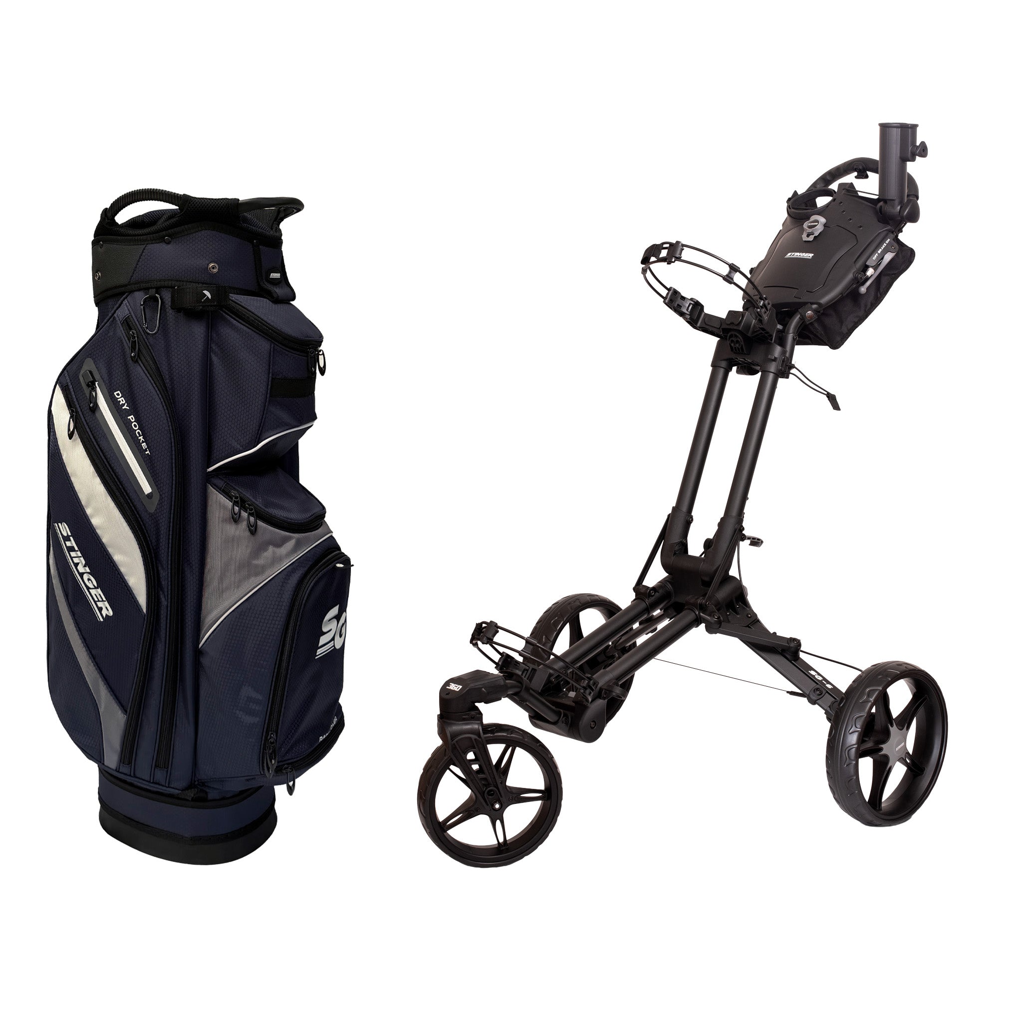 Stinger SG-6 Golf Buggy & Golf Bag Bundle