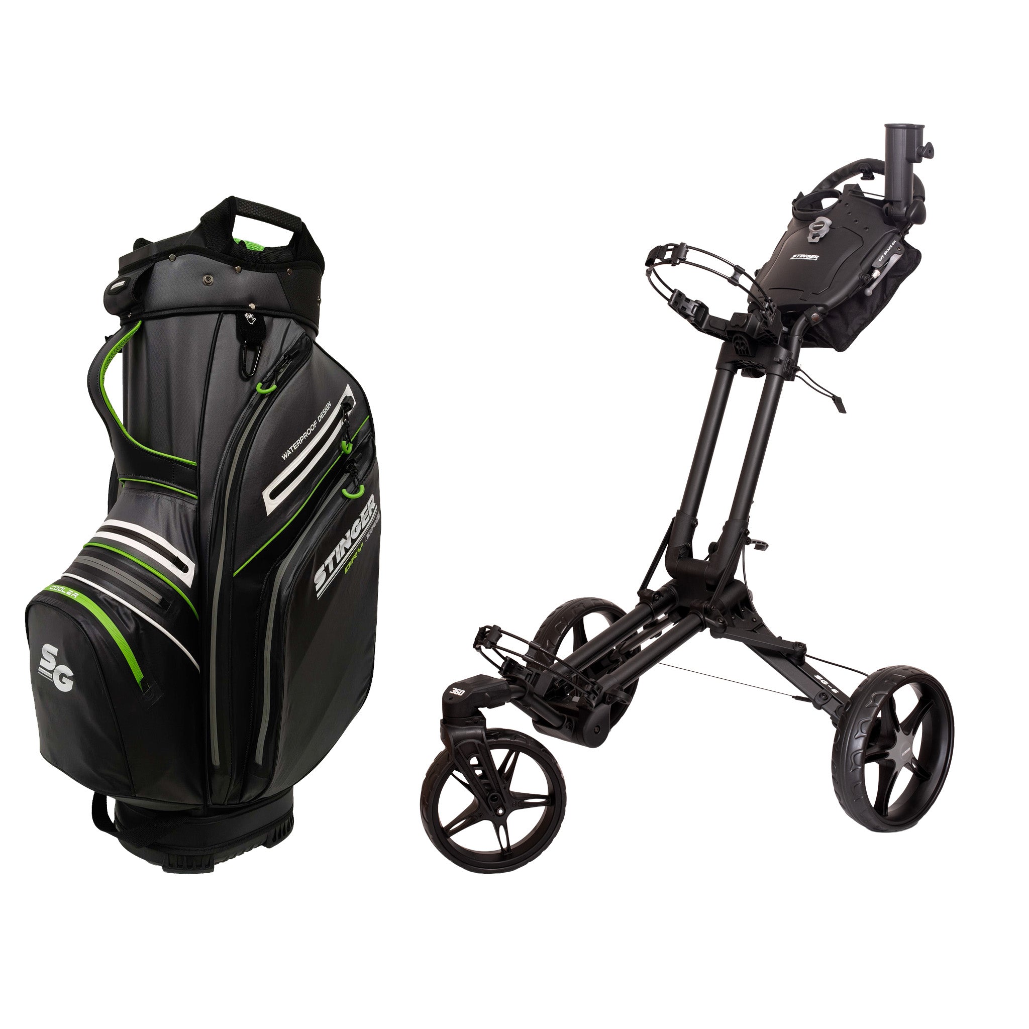 Stinger SG-6 Golf Buggy & Golf Bag Bundle