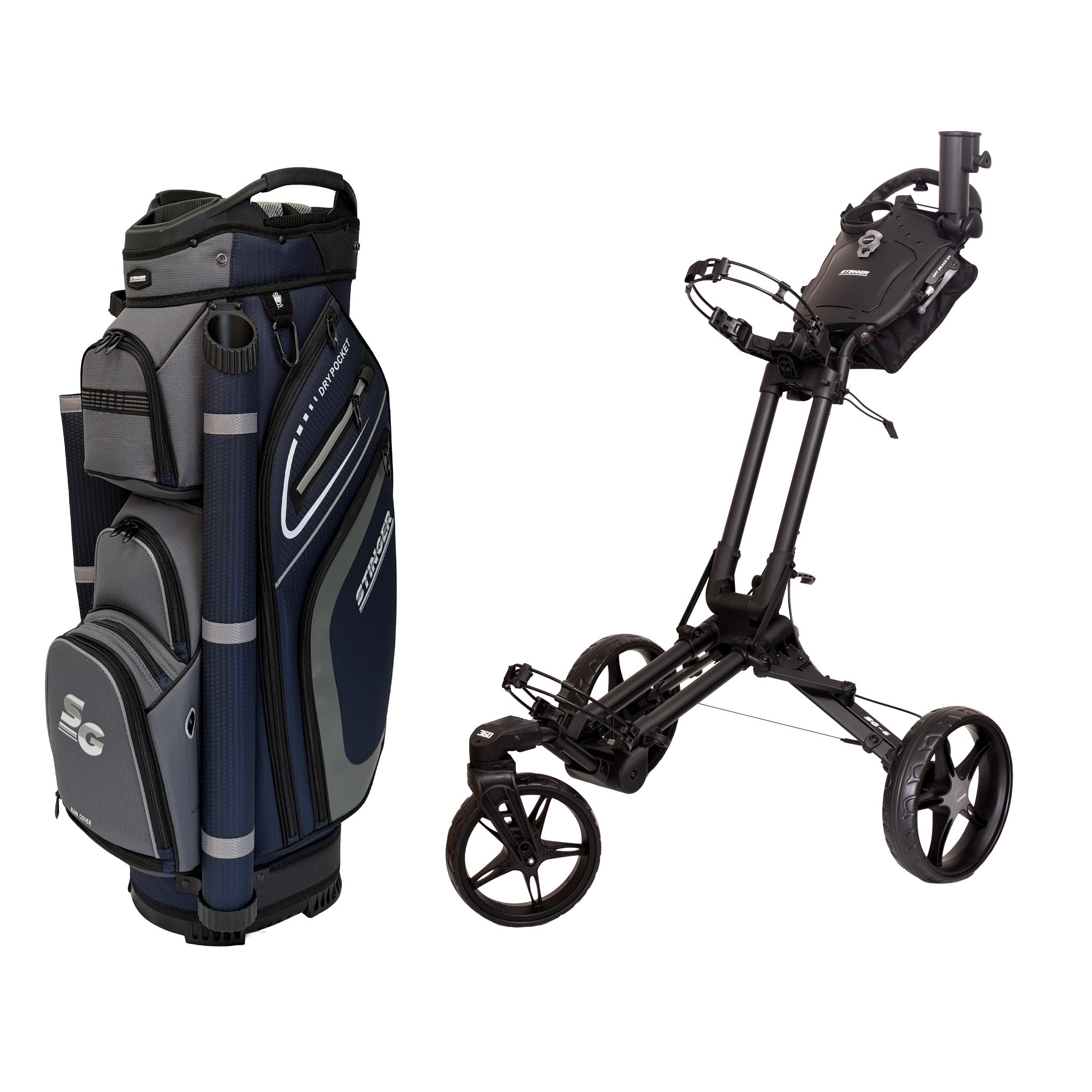 Stinger SG-6 Golf Buggy & Golf Bag Bundle