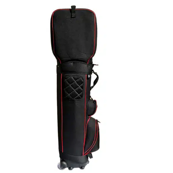 Onyx Roller Golf Travel Bag on Wheels – Black / Red