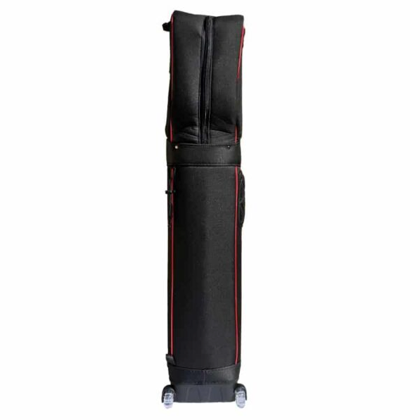 Onyx Roller Golf Travel Bag on Wheels – Black / Red