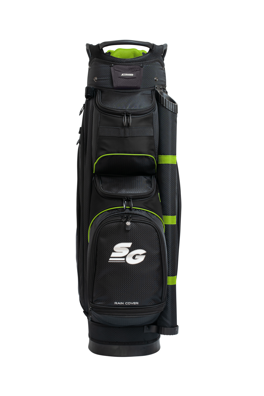 Light Weight Premium Golf Bag - Black/Lime