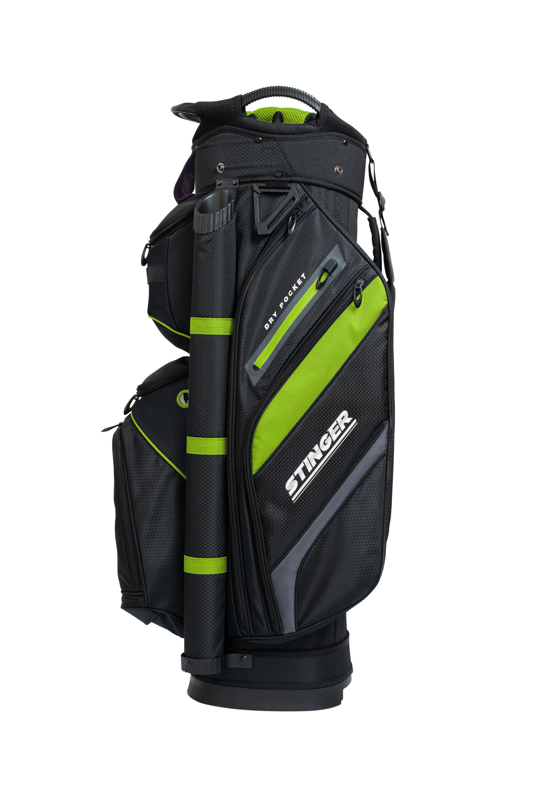 Light Weight Premium Golf Bag - Black/Lime