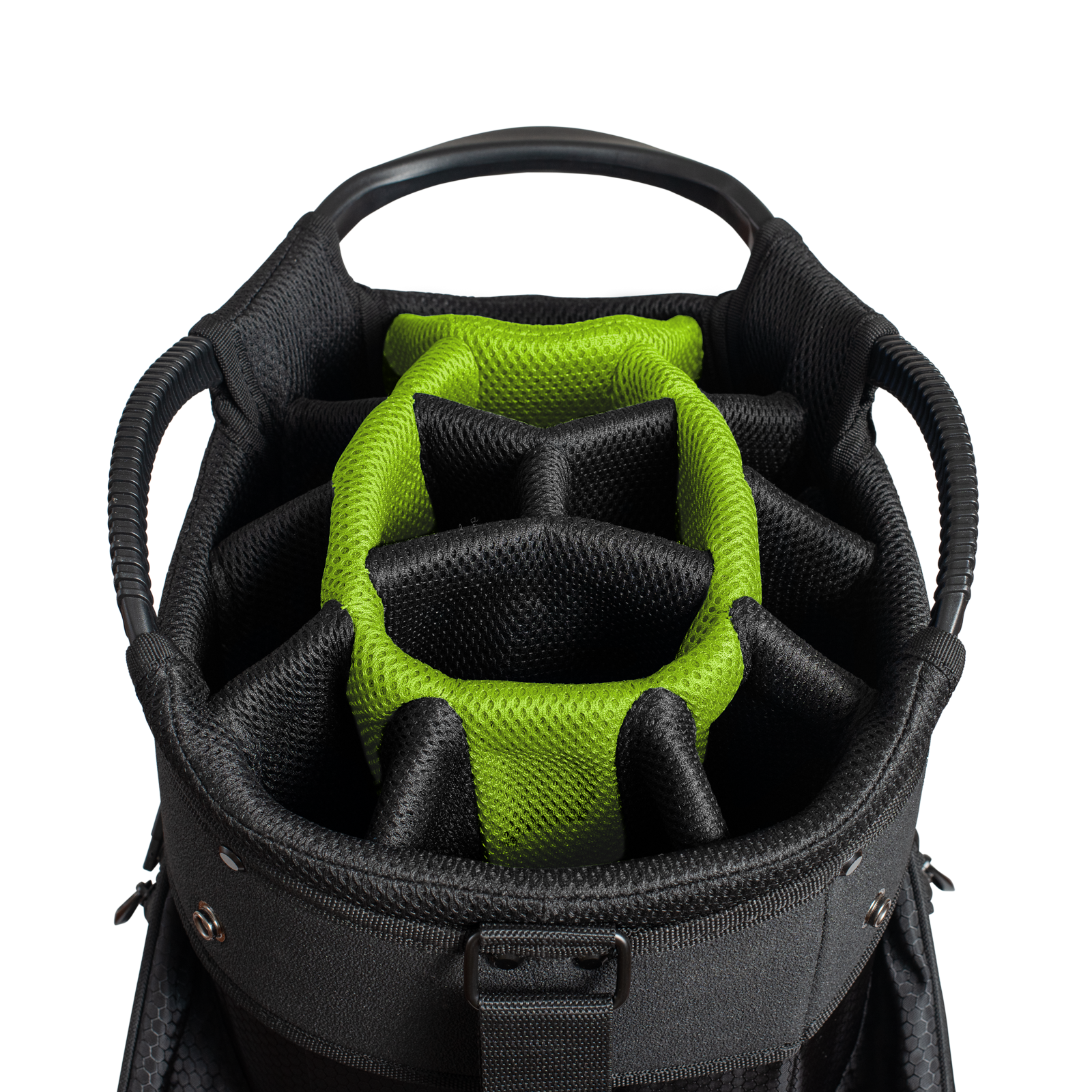 Light Weight Premium Golf Bag - Black/Lime