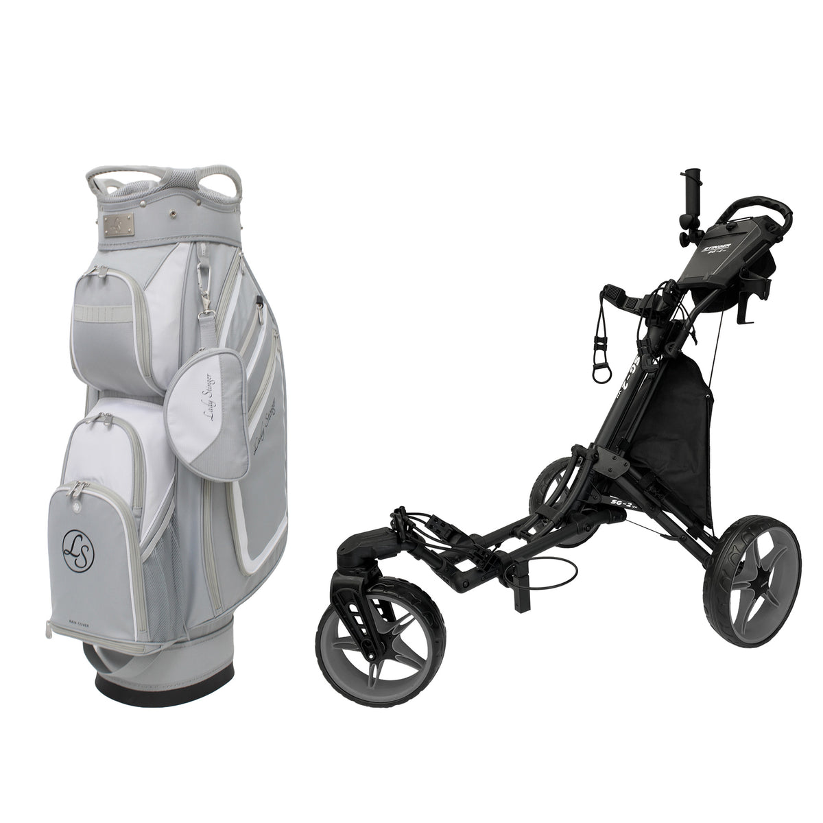 Stinger SG-2 V2 Golf Buggy & Golf Bag Bundle