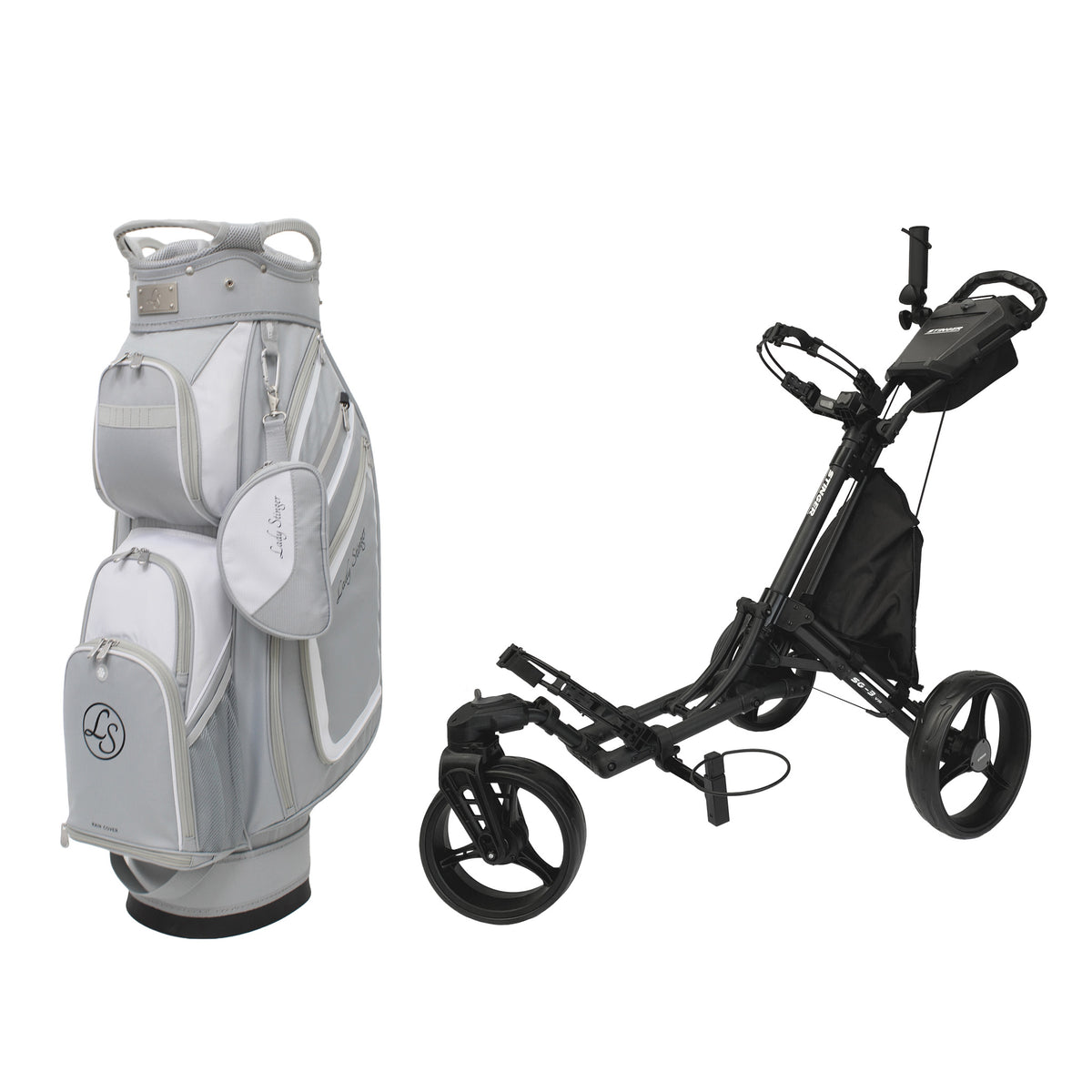Stinger SG-3 V3 Golf Buggy & Golf Bag Bundle