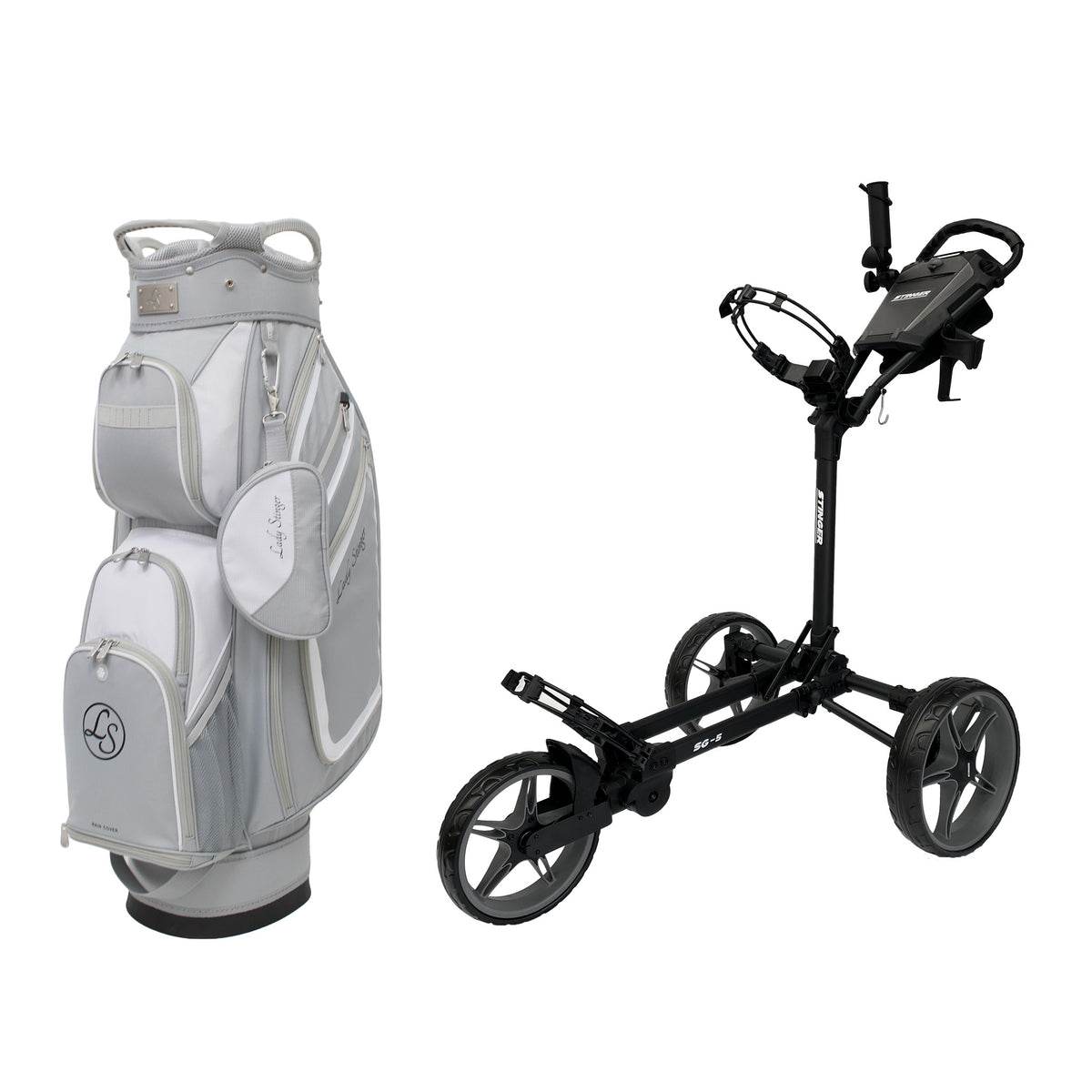 Stinger SG-5 Golf Buggy & Golf Bag Bundle