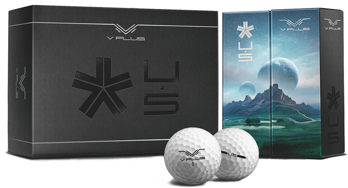 V PLUS U5 5-Piece Urethane Cover Tour Golf Balls - Dozen