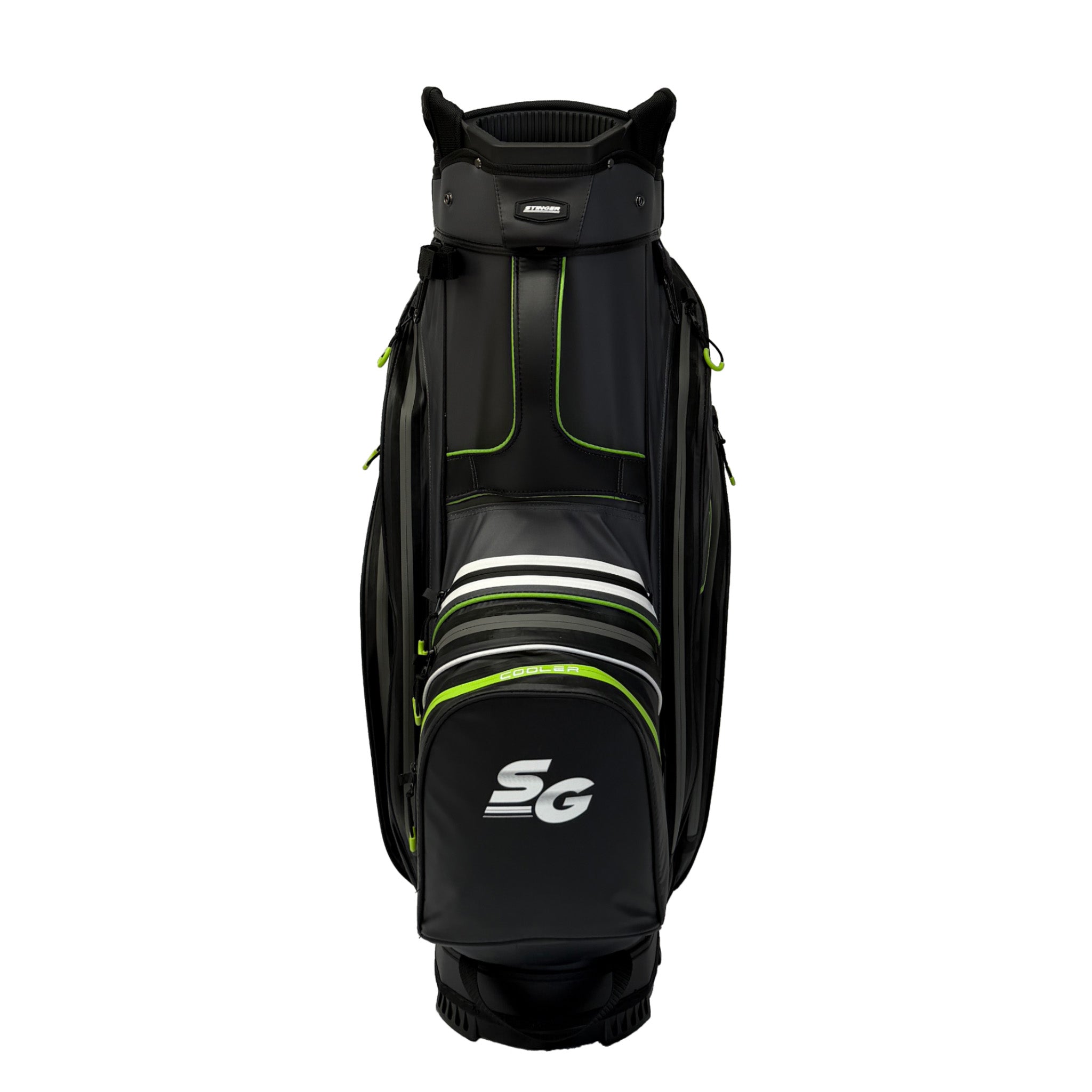 Stinger Waterproof Golf Bag Version 2 - Black/Lime