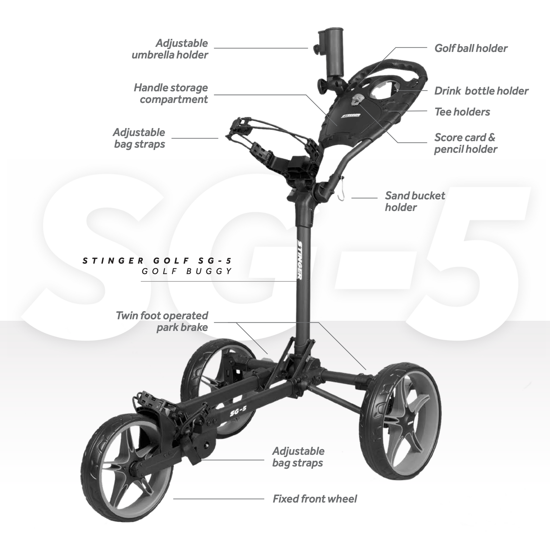 Buy Push Golf Buggy Golf Buggy for sale Australia Stinger Golf Products