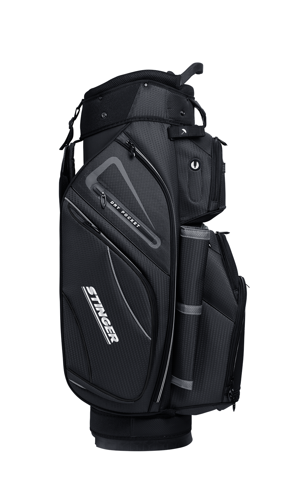 Stinger Premium Golf Bag - Black/Grey - BAGS - Stinger Golf Products