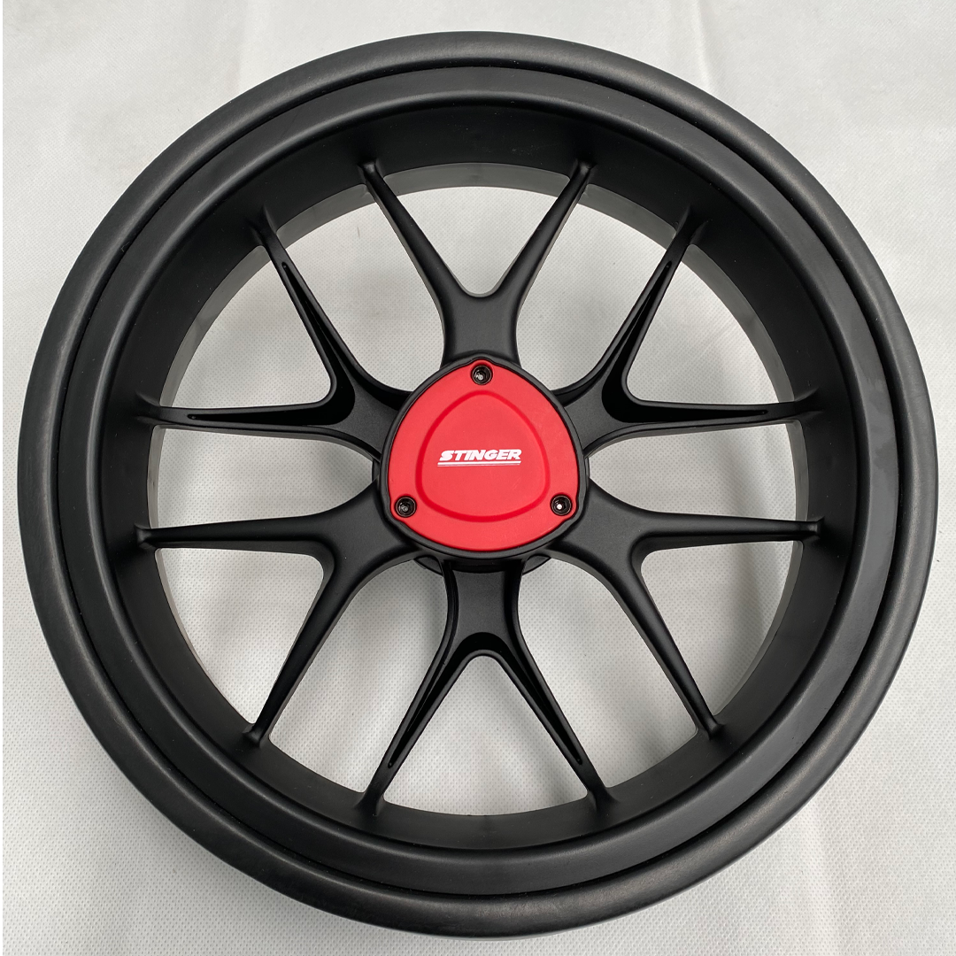 SG-1 REAR WHEEL BLACK - Stinger Golf Products