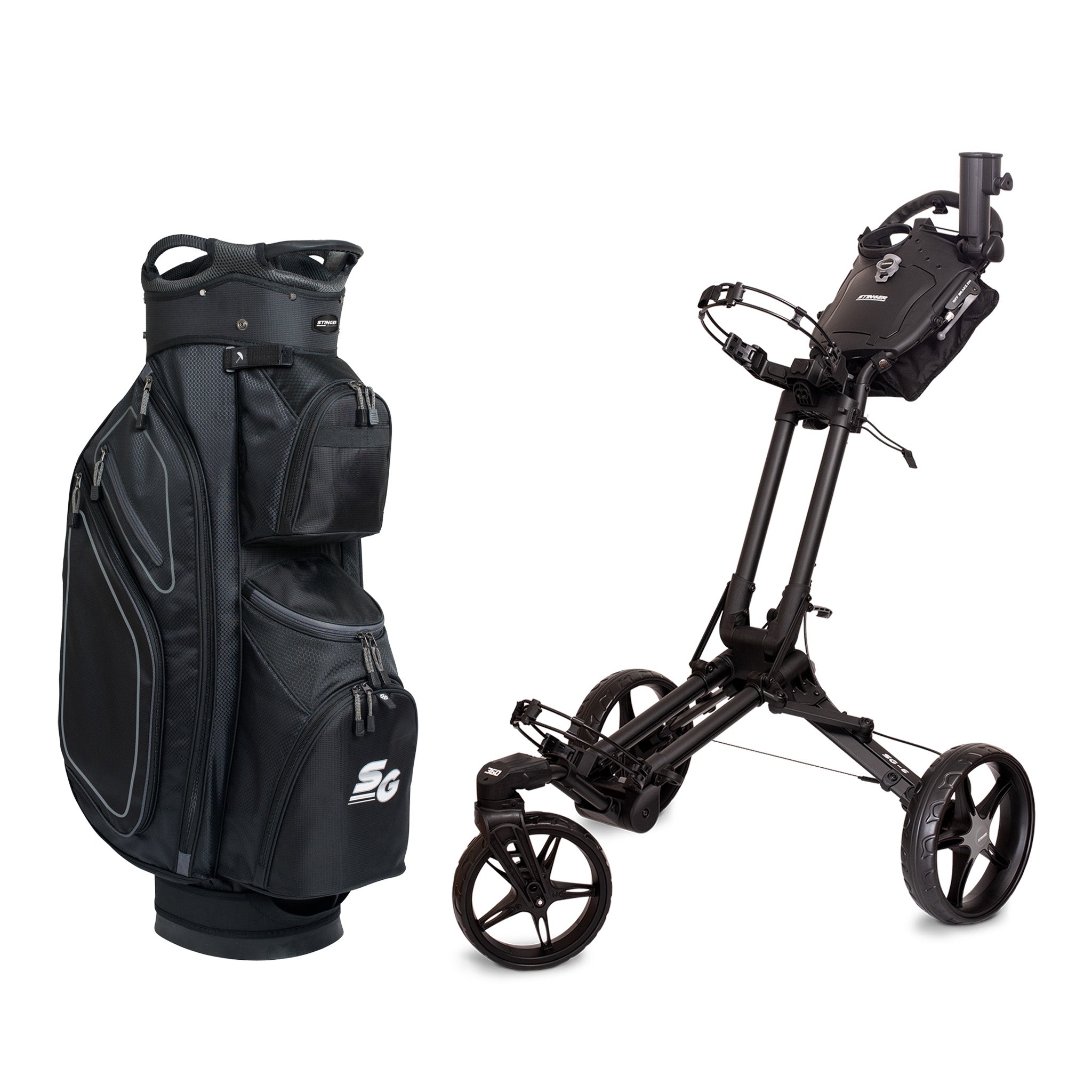 Stinger SG-6 Golf Buggy & Golf Bag Bundle